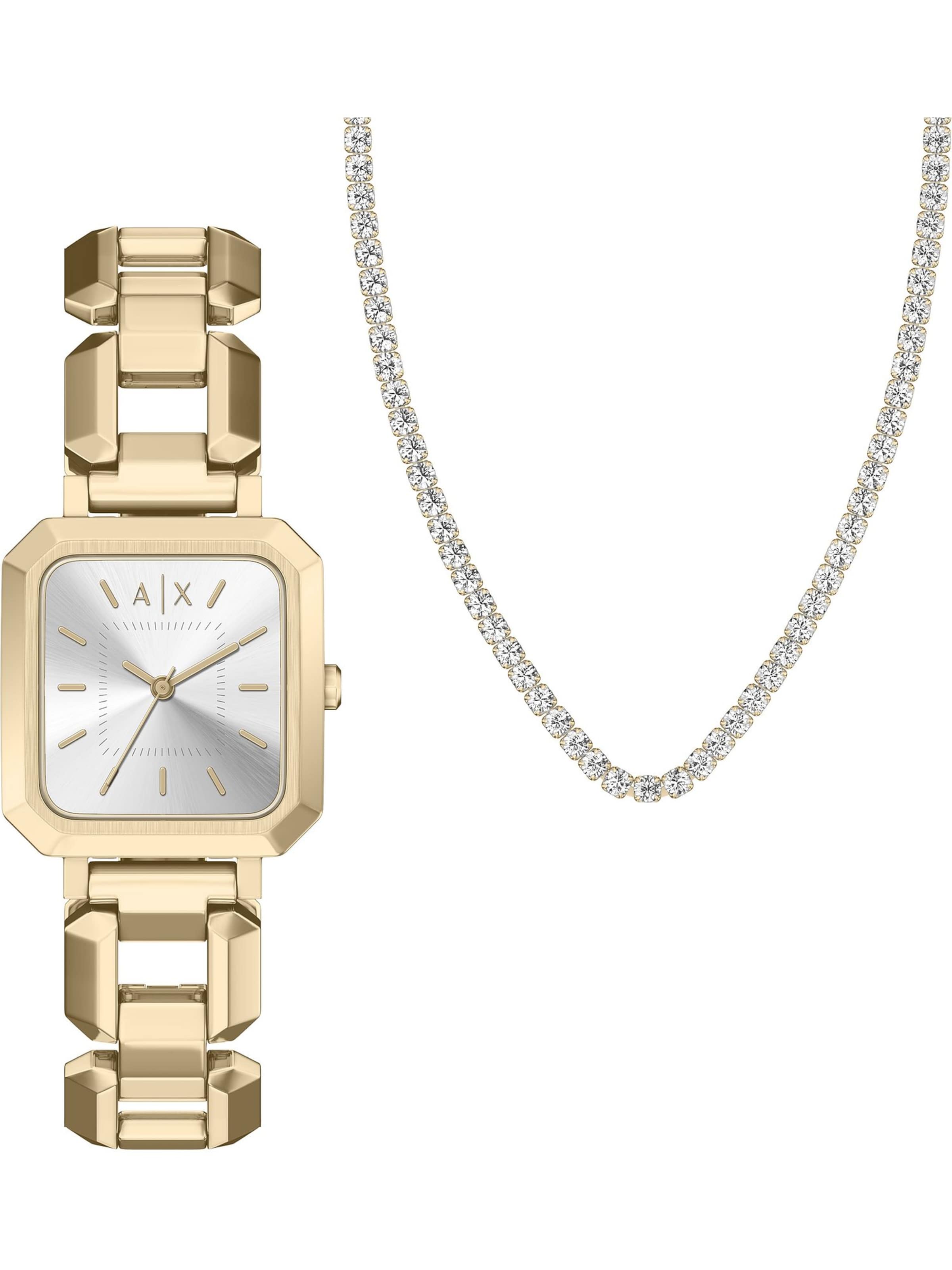 ARMANI EXCHANGE Schmuckset in Gold: Vorderseite
