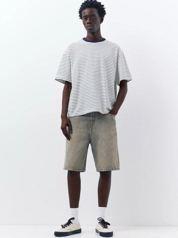 Pull&Bear Luźne Jeansy w kolorze szary