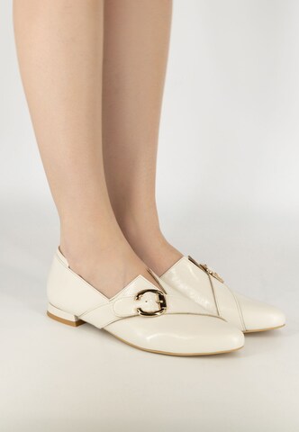 usha BLACK LABEL Classic Flats in Beige