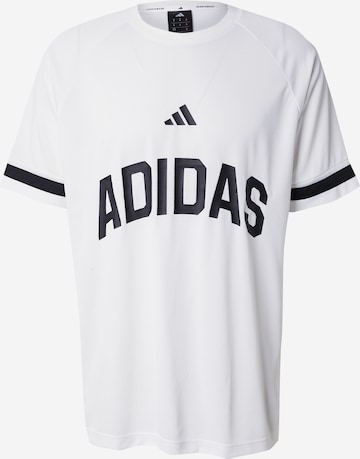 Maglia funzionale 'Seasonal Essentials' di ADIDAS SPORTSWEAR in bianco: frontale