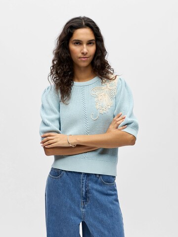 OBJECT Trui in Blauw: voorkant