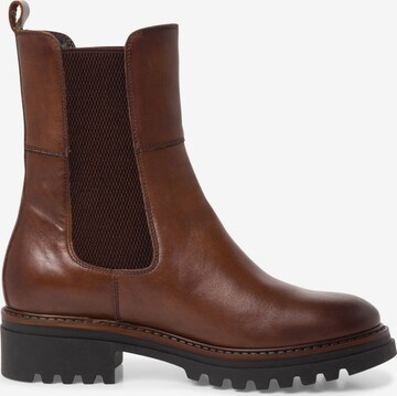 TAMARIS Chelsea boots in Bruin