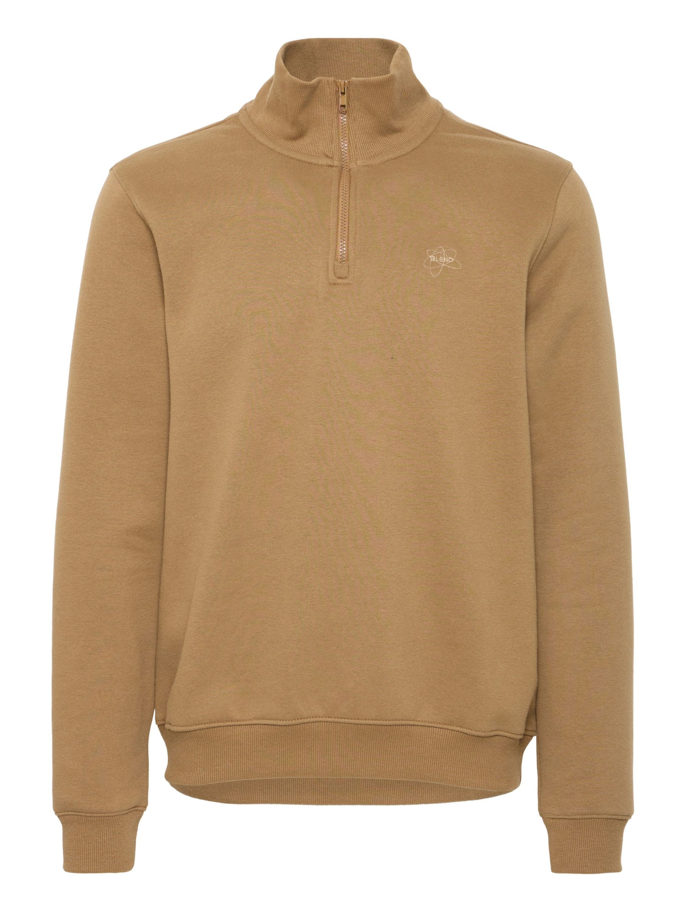 BLEND - Sudadera en marrón: frente