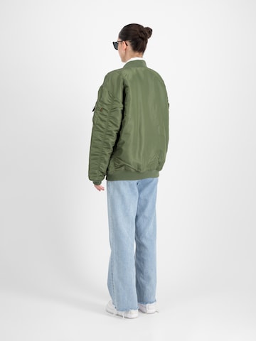 ALPHA INDUSTRIES Prehodna jakna | zelena barva