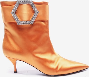 Philipp Plein Dress Boots in 39 in Orange: front