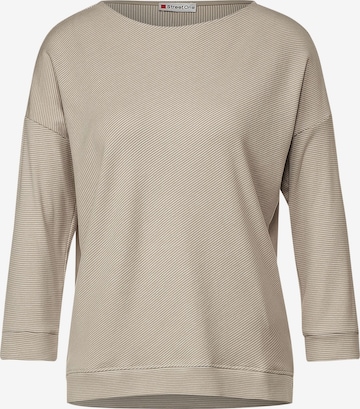 STREET ONE Shirt in Beige: voorkant