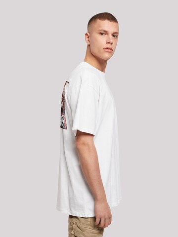 F4NT4STIC Shirt 'Crab Kanji Japan' in White