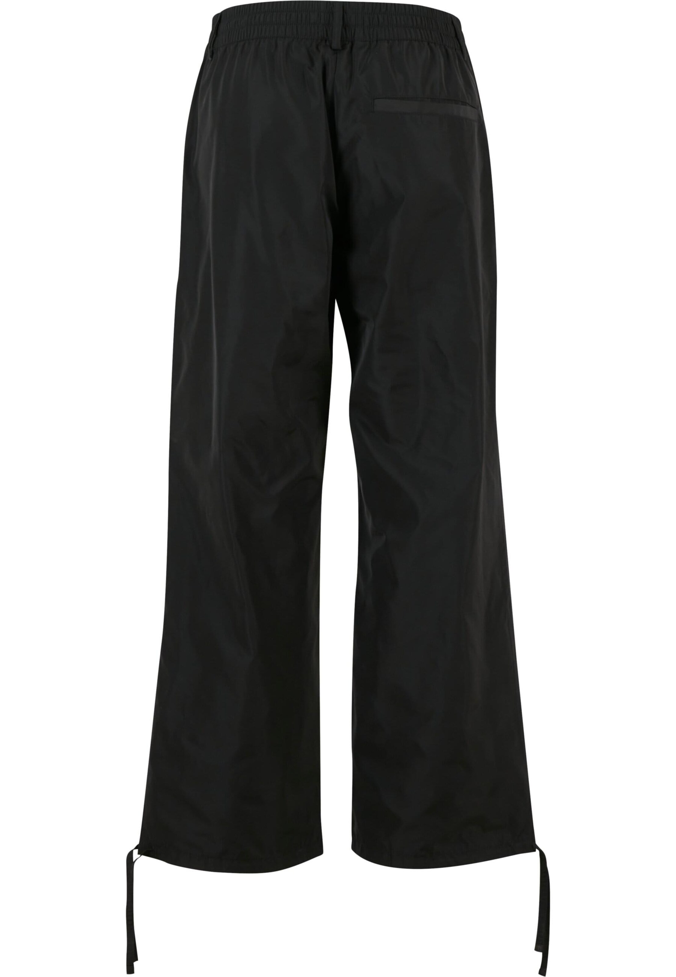 Pequs Voľný strih Nohavice 'Aether' - Čierna