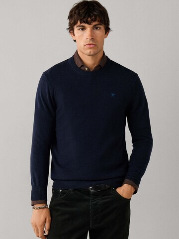 Hackett London Sweater in Blue: front