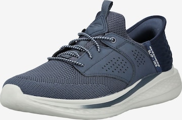 SKECHERS Slip-Ons in Blue: front