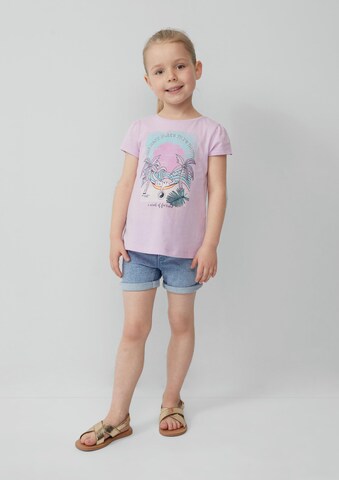 T-Shirt s.Oliver en violet : devant