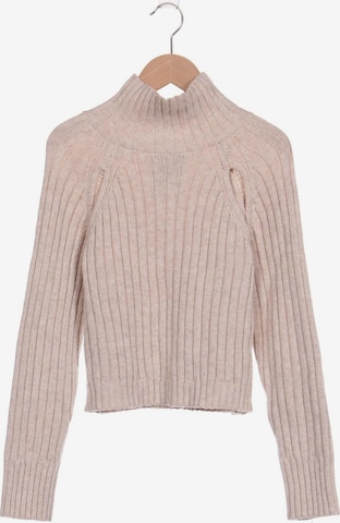 TOPSHOP Sweater & Cardigan in XXS in Beige: front