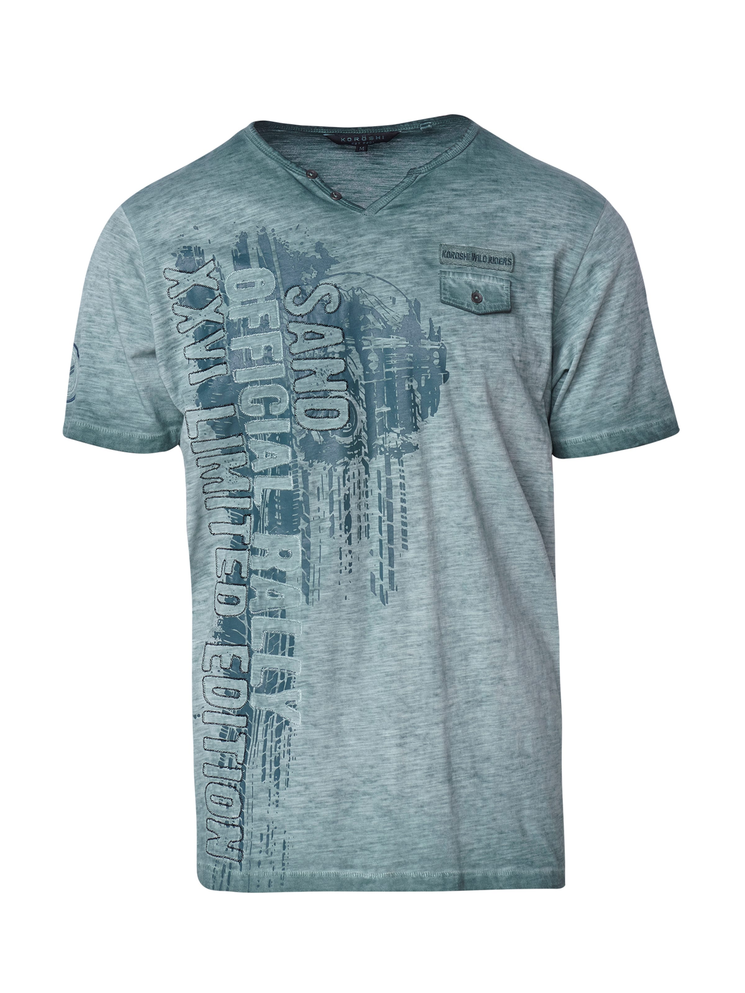 KOROSHI T-Shirt in Grün: Vorderseite
