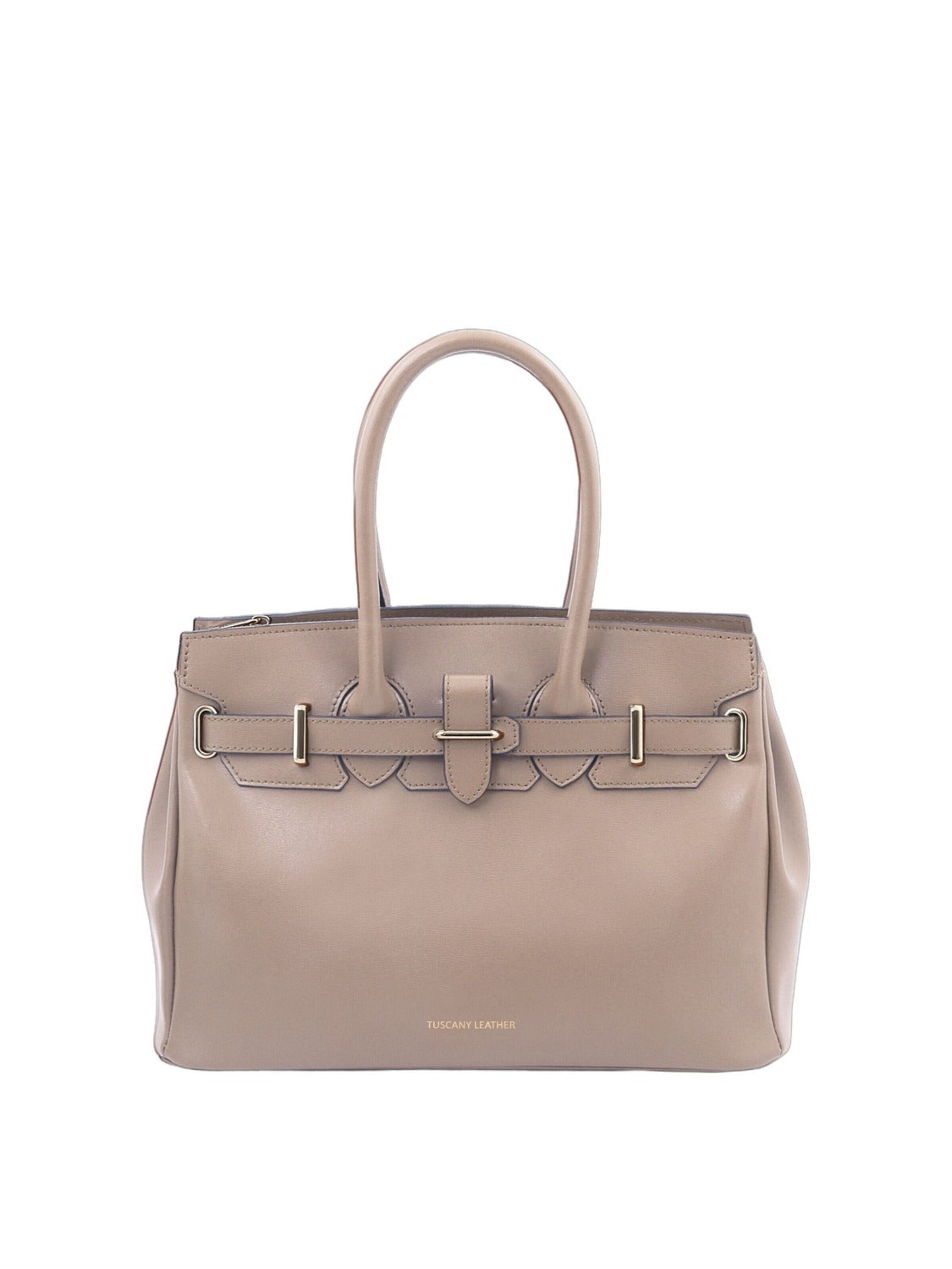 Cabas 'TL Bag' Tuscany Leather en marron : devant