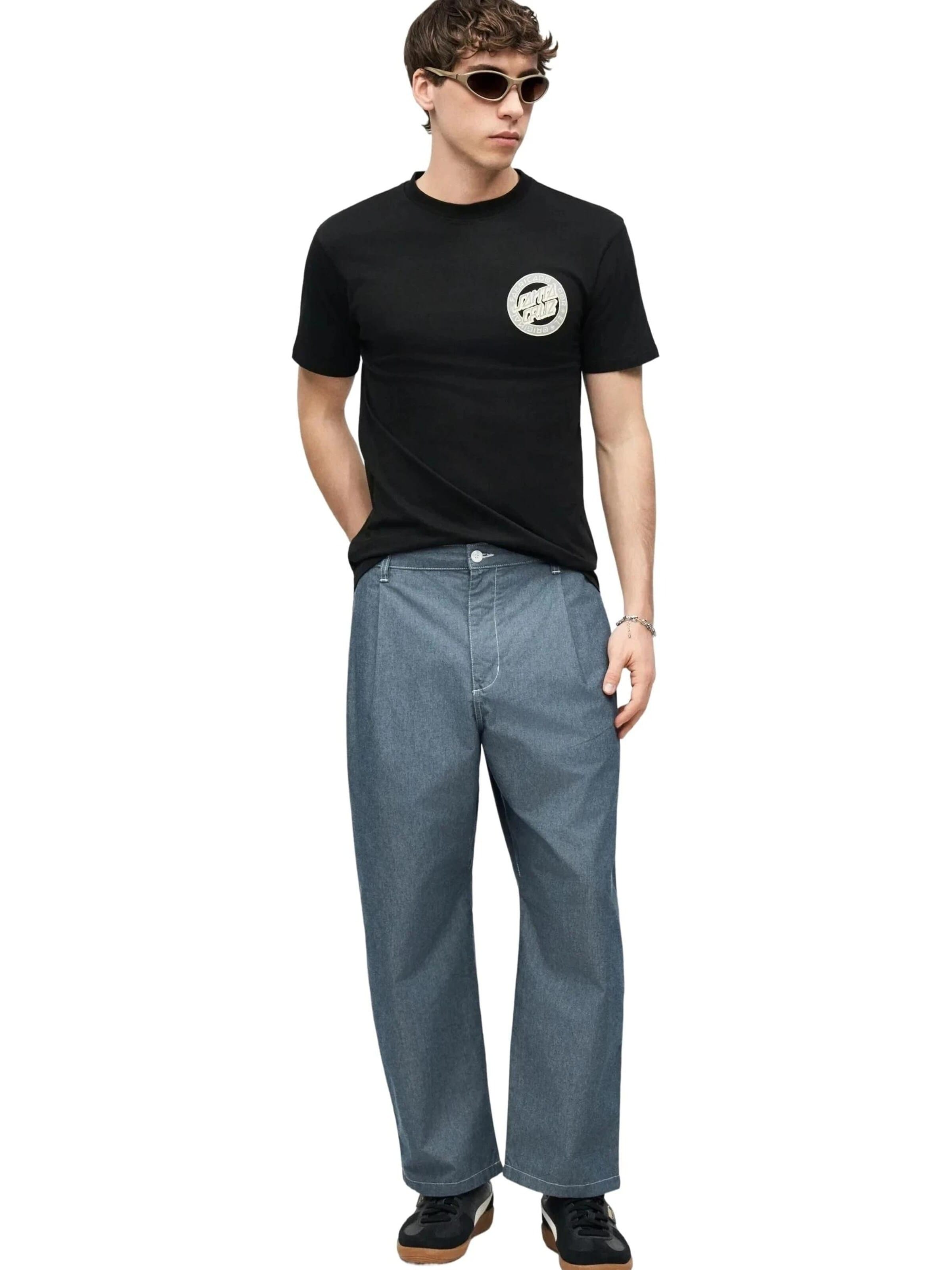 Santa Cruz - Camisa 'Camiseta santa cruz negra loco dot tee' em preto