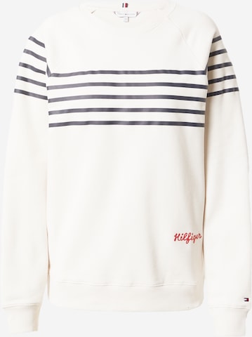 TOMMY HILFIGER Sweatshirt in Weiß: predná strana