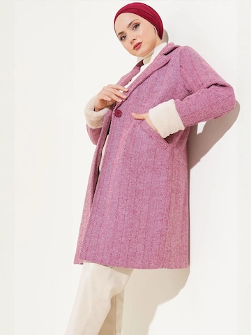 Bigdart - Sobretudo meia-estação em vermelho