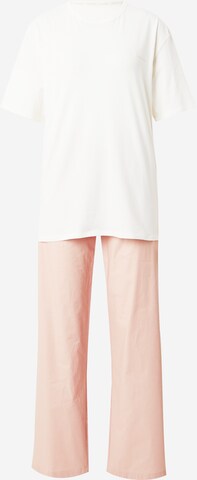 Calvin Klein Underwear - Pijama en naranja: frente