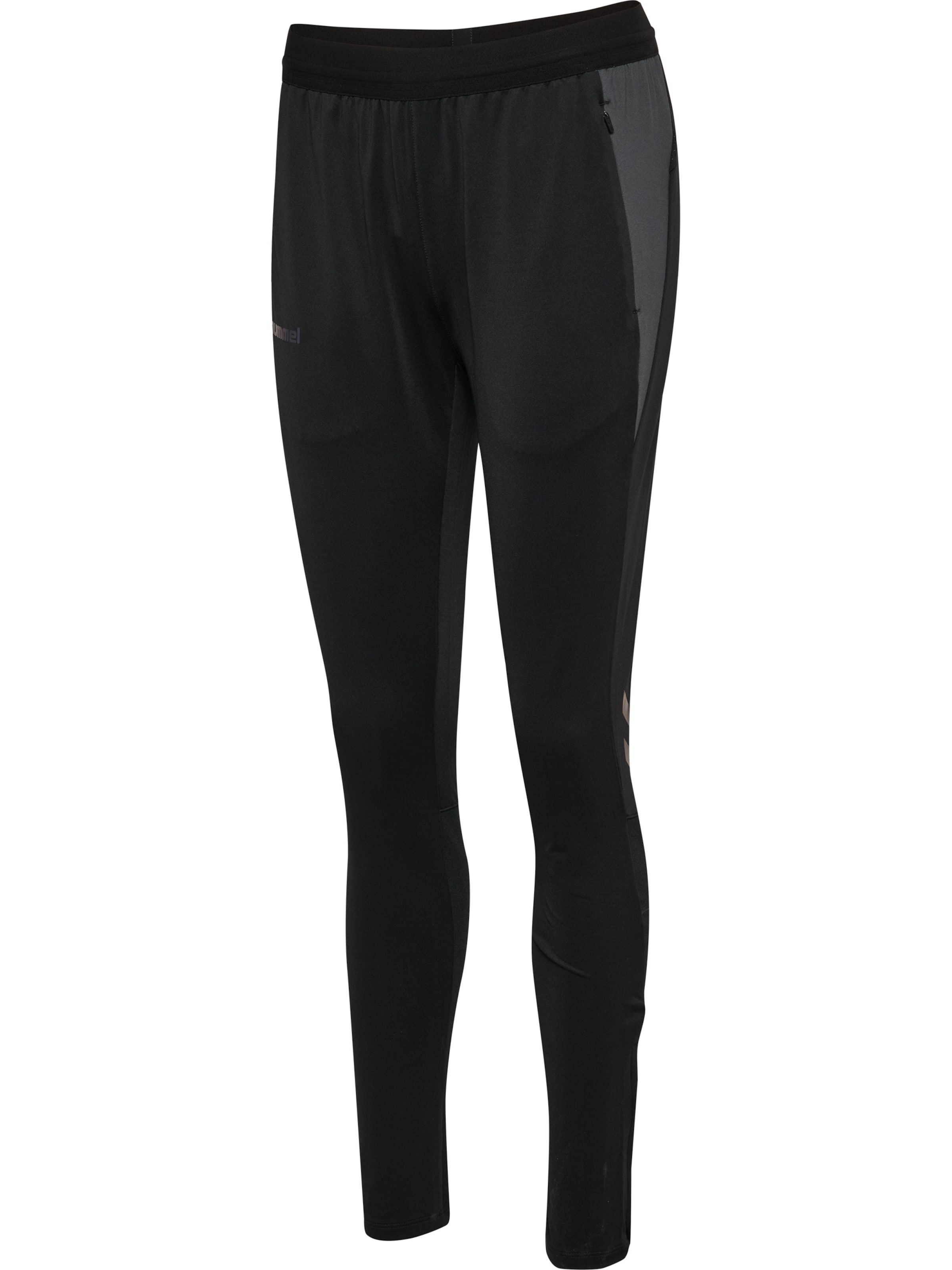 Coupe slim Pantalon de sport Hummel en noir