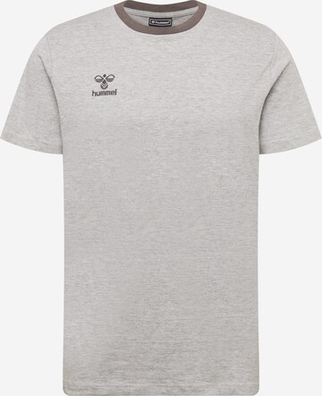 T-Shirt fonctionnel Hummel en gris : devant