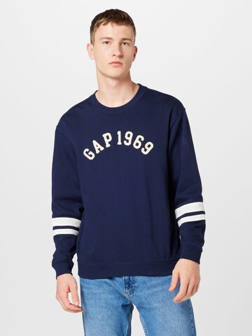 GAP Sweatshirt in Blau: Vorderseite