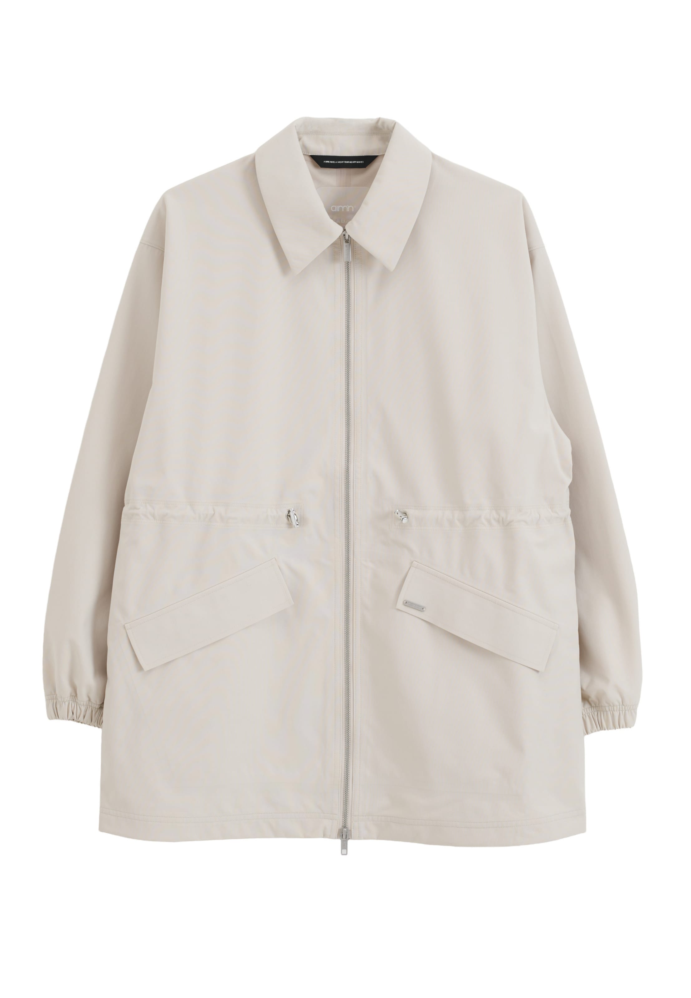 Veste de sport 'Clay' Aim'n en beige : devant