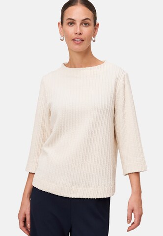 Sweat-shirt zero en beige : devant