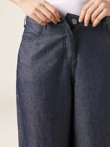 CALZEDONIA Wide leg Pants in Blue