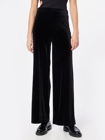 Wide Leg Pantalon UNITED COLORS OF BENETTON en noir : devant