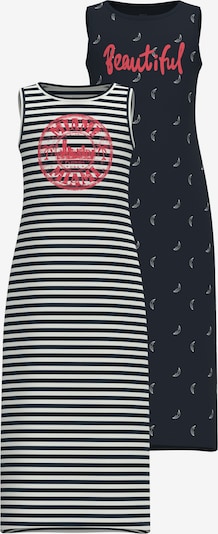 NAME IT Dress 'VIPPA' in Dark blue / Light red / White / Off white, Item view