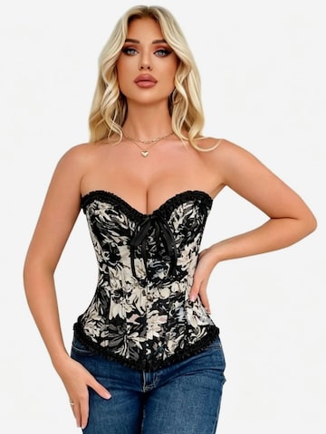 Yesfashion Top in Black: front