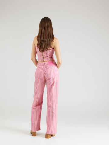 Harper & Yve Bootcut Jeans i pink