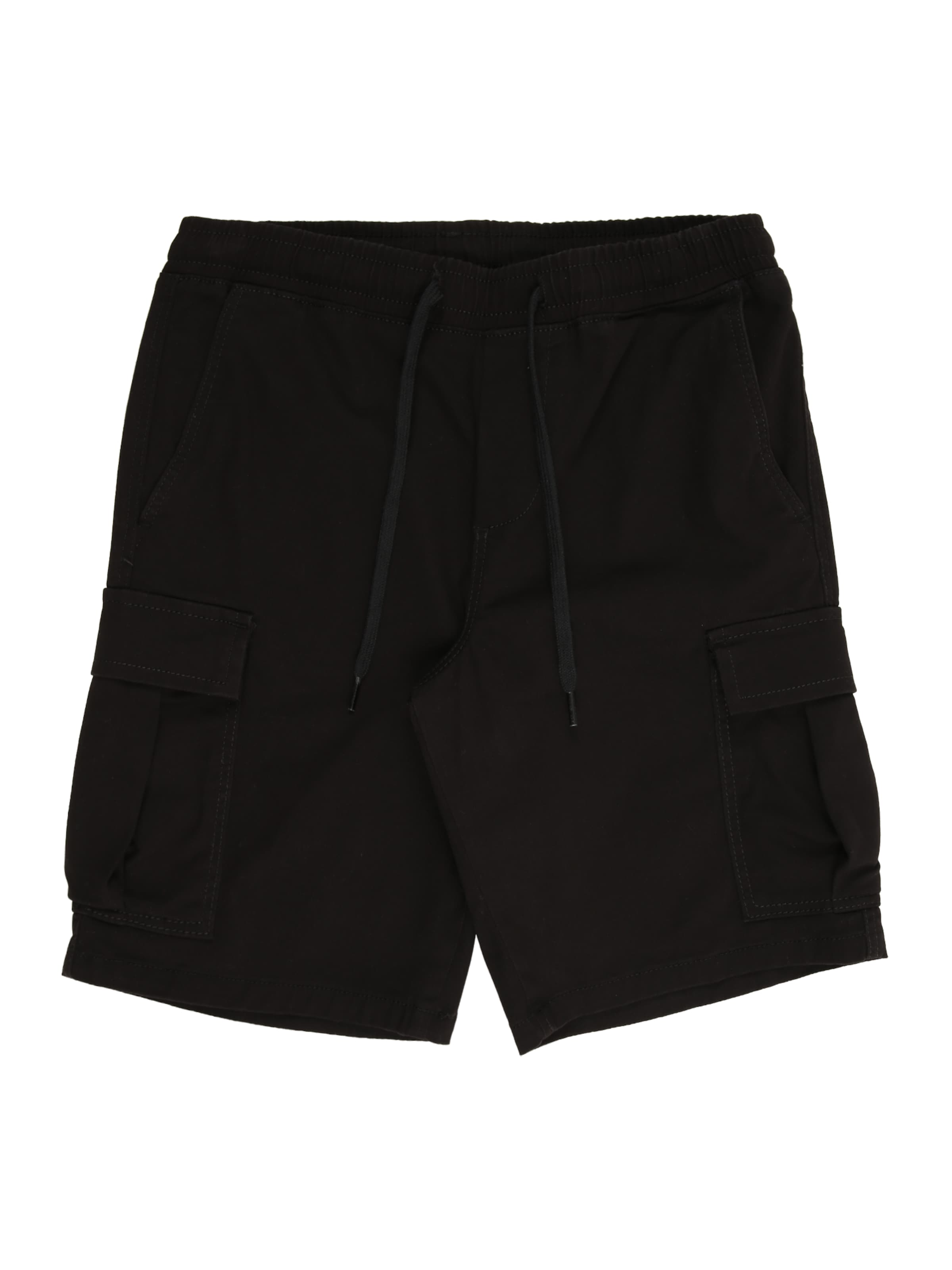 Jack & Jones Junior - regular Pantalón 'JPSTCOLE' en negro: frente