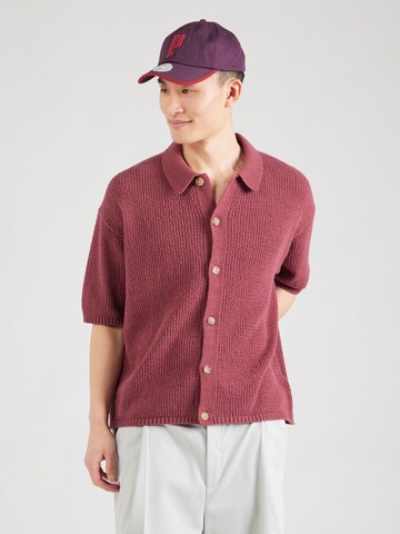 TOPMAN Regular fit Srajca | vijolična barva: sprednja stran