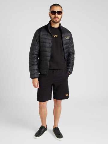 Geacă de primăvară-toamnă de la EA7 Emporio Armani pe negru
