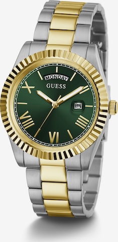 GUESS Analog klocka 'CONNOISSEUR' i guld: framsida