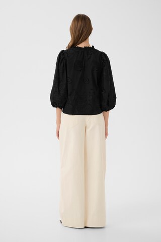 KAREN BY SIMONSEN Bluse 'KBErmine' in Schwarz
