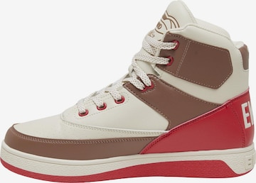Sneaker alta 'Rebound' di Ewing in beige: frontale