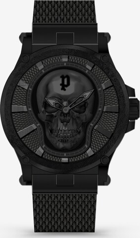 Montre à affichage analogique 'VERTEX' POLICE en noir : devant