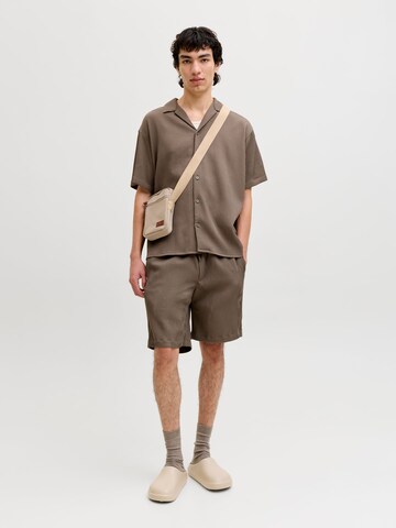 JACK & JONES - Ajuste confortable Camisa 'JJEHarrison' en marrón