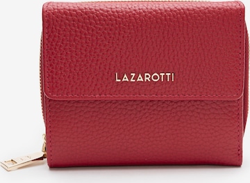 Lazarotti Wallet 'Bologna' in Red: front