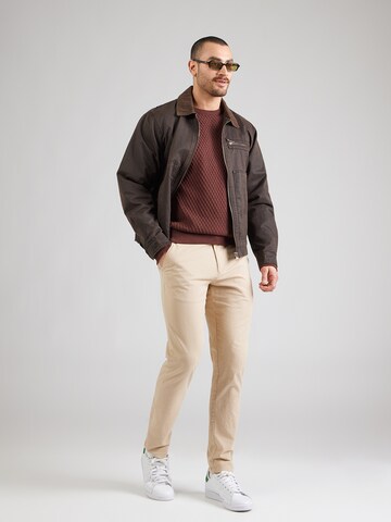 JACK & JONES - Slimfit Pantalón chino 'JWHMARCO FURY' en beige