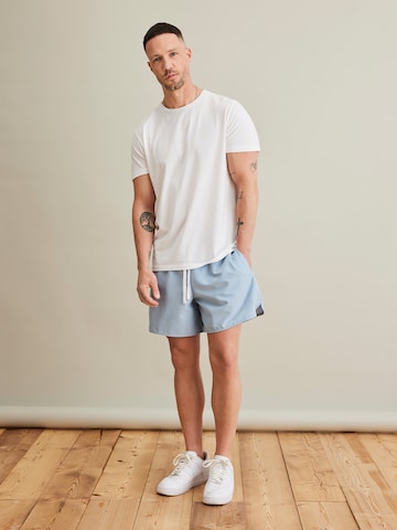 DAN FOX APPAREL Zwemshorts 'Ole' in Blauw