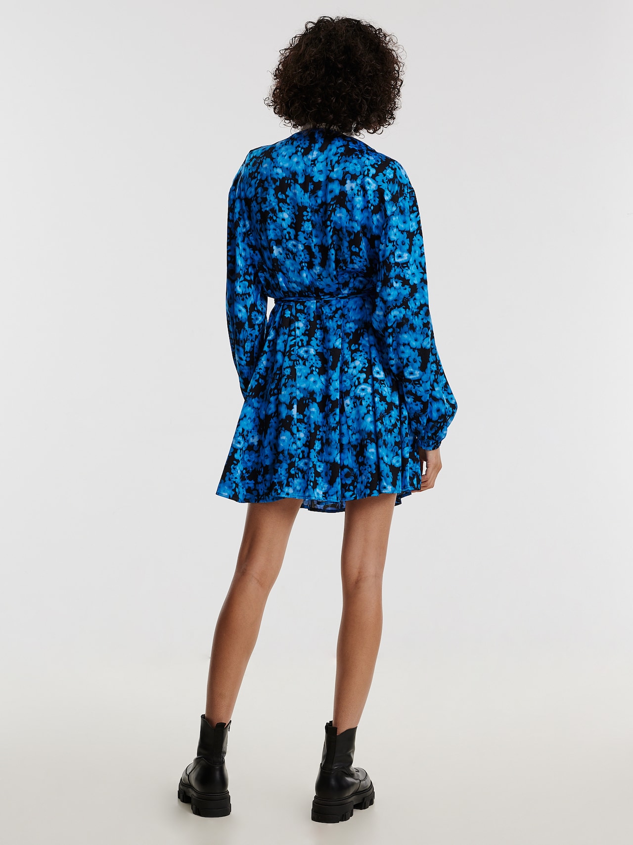 EDITED Producten Jurk 'Jeanette' Blauw