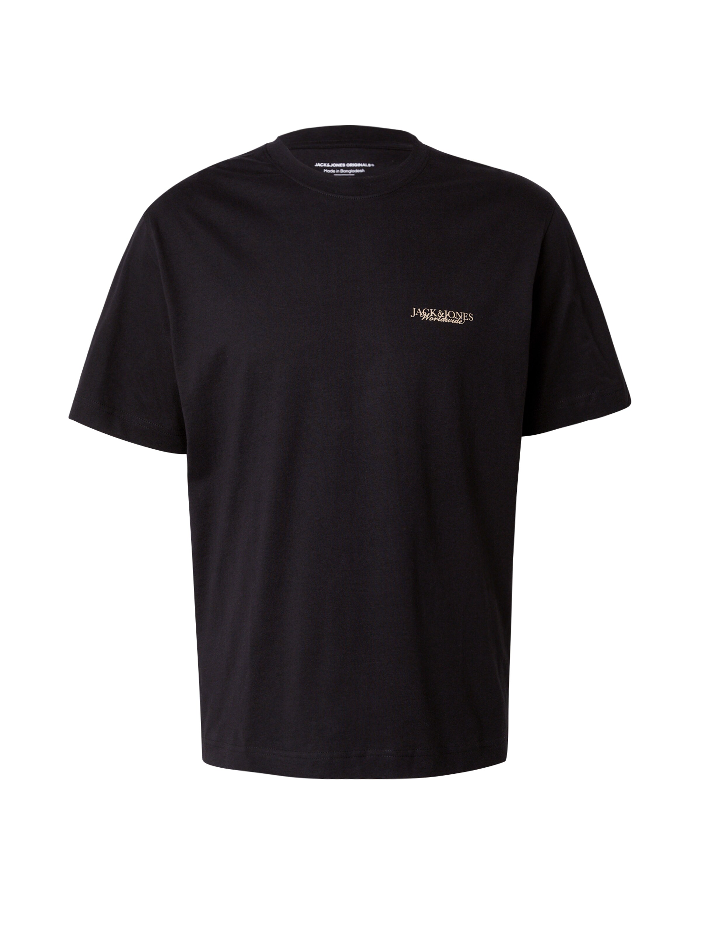 JACK & JONES Tričko 'JORBOSTON' - Čierna: predná strana