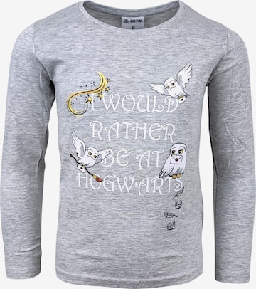 Harry Potter Shirt 'Harry Potter Langarmshirt' in Grey: front