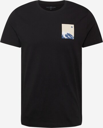 T-Shirt 'Winter Moon' WESTMARK LONDON en noir : devant