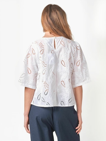 Top ' Jenna ' di Klitmøller Collective in bianco