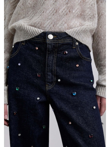 mėlyna Scalpers Plačios klešnės Džinsai