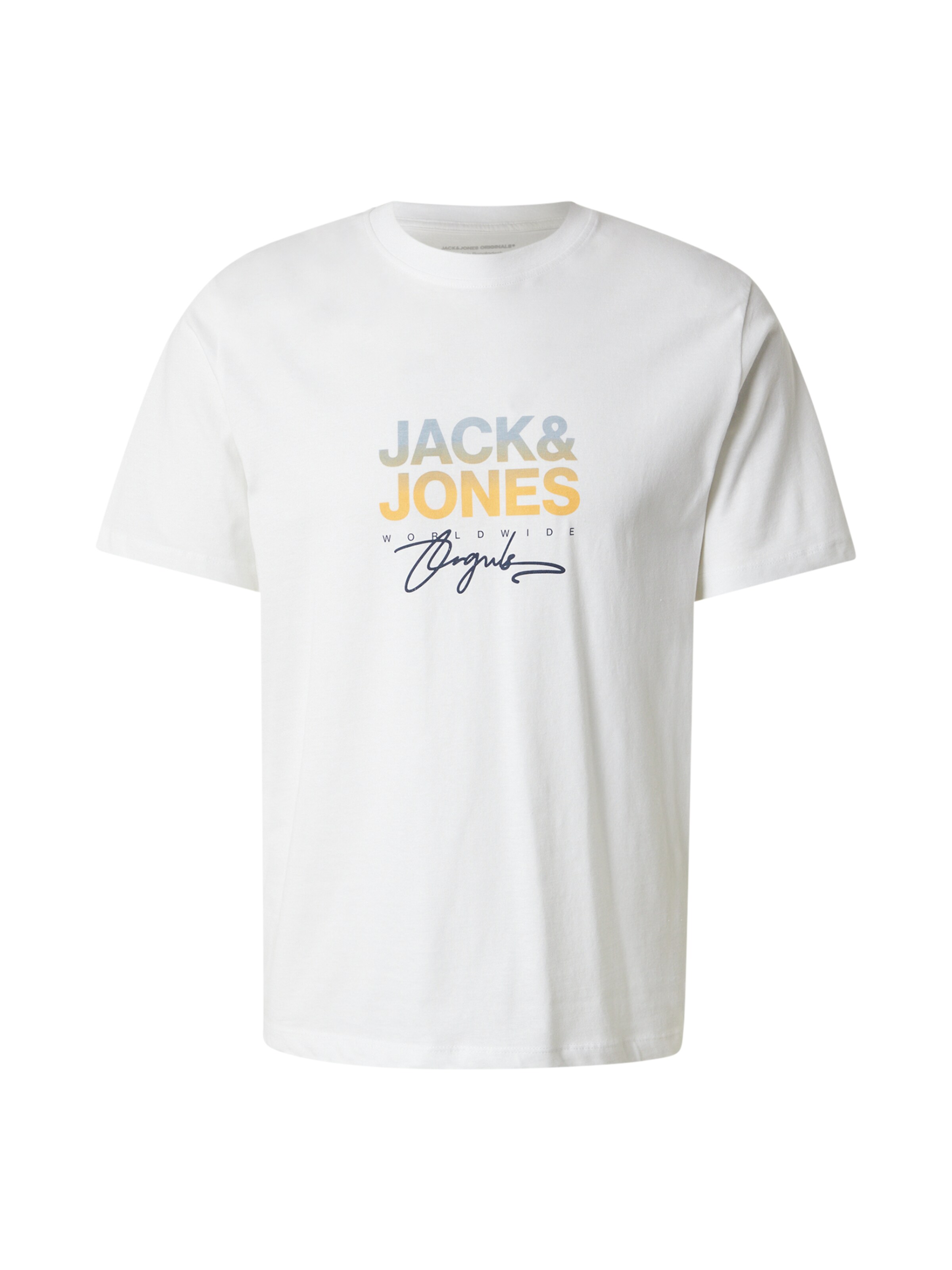 JACK & JONES Μπλουζάκι 'JORCANGGU' σε λευκό: μπροστά